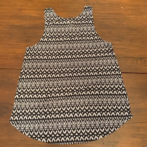 Black Tribal Tank Top - Picture 3 of 4
